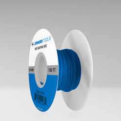 26 AWG Kynar┬« Wire, Blue, 100 ft