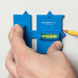 WTL-32M - Wall Box Template & Level for Metal Boxes, 1-Gang and 2-Gang