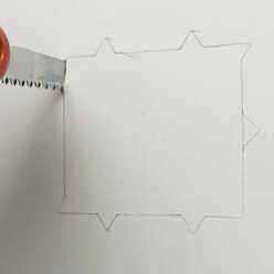 WTL-32M - Wall Box Template & Level for Metal Boxes, 1-Gang and 2-Gang