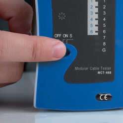 MCT-468 - Modular Cable Tester for RJ45, RJ12, RJ11 Cables