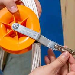 CP-475 - Pulley for Low Voltage Electrical, Network, & COAX Cables (2 pack)