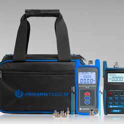 Fiber Power Meter w/ Data Storage & SM/MM Optical Light Source Kit 