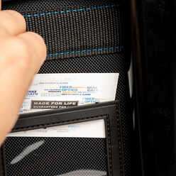RTB-18 - Professional Rolling Tool Bag, 18 Pockets, 16"