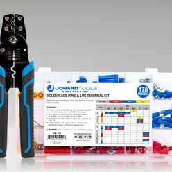 TCK-178X - Solderless Ring/Lug Terminal Kit with Crimper