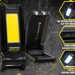 SolisΓäó Rechargeable 360┬░ Pivoting Worklight