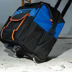 RTB-18 - Professional Rolling Tool Bag, 18 Pockets, 16"