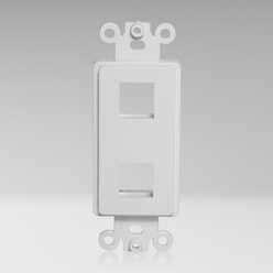 Single Gang Screw-in Dual Keystone Mount, 3 Pack