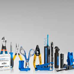 TK-150 - Fiber Prep Kit with Connector Cleaner, Fiber Cleaver, & Visual Fault Locator