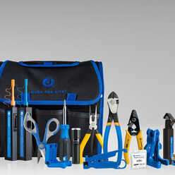 TK-160 - Fiber Prep Kit with Connector Cleaners, Visual Fault Locator