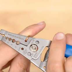 WSS-612 - Stainless Steel Curved Wire Stripper, 6-12 AWG