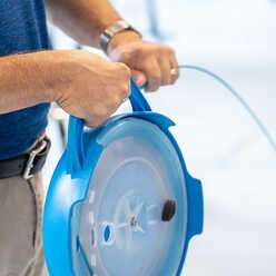 FTF-1150 - Fiberglass Fish Tape Rodder, 150 ft