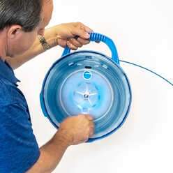 FTF-1150 - Fiberglass Fish Tape Rodder, 150 ft