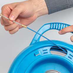 FTF-1150 - Fiberglass Fish Tape Rodder, 150 ft