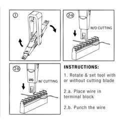 ENI-110 - Non-Impact Punchdown Tool