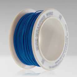 30 AWG Kynar┬« Wire, Blue, 50 ft