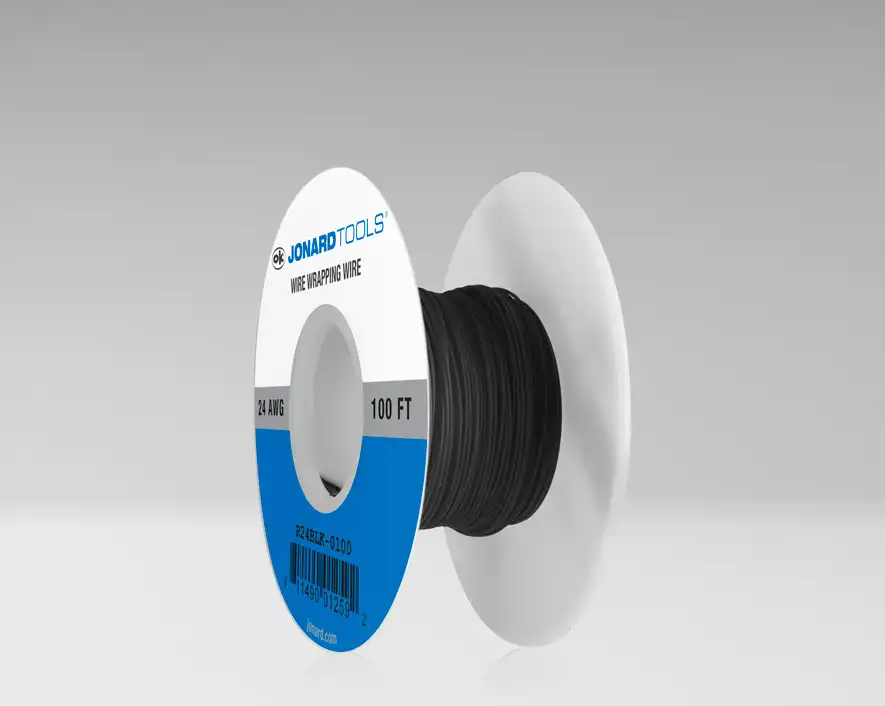 24 AWG Kynar┬« Wire, Black, 100 ft