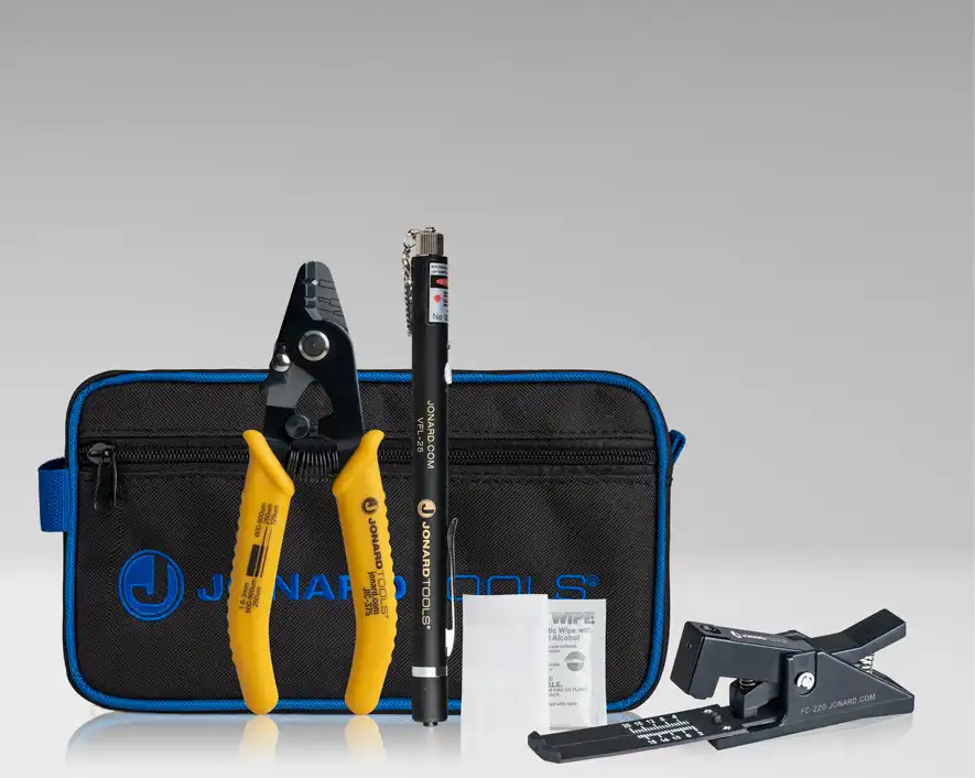 TK-183 - Fiber Optic Connector Clean and Prep Kit, w/ Cleaver