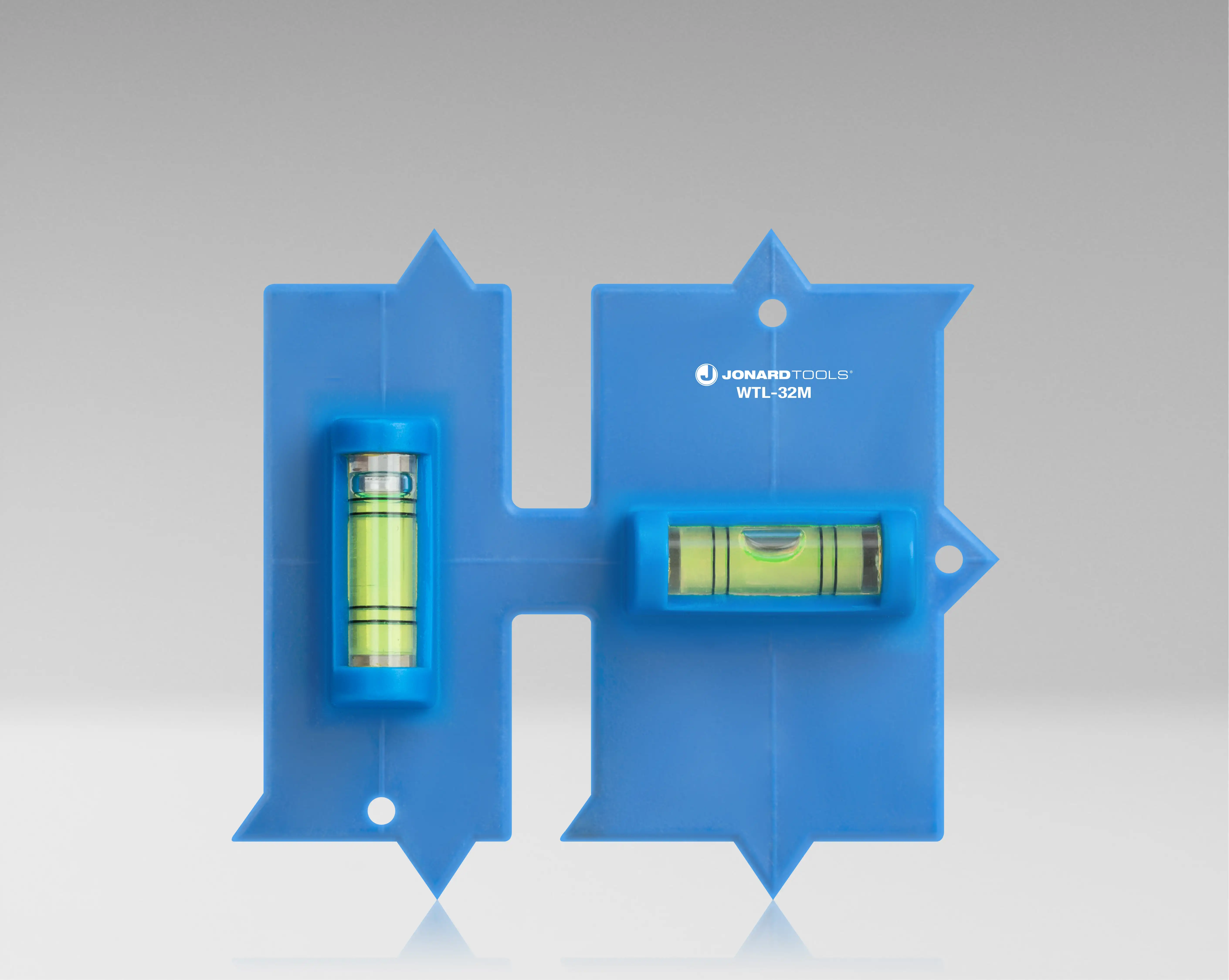 WTL-32M - Wall Box Template & Level for Metal Boxes, 1-Gang and 2-Gang