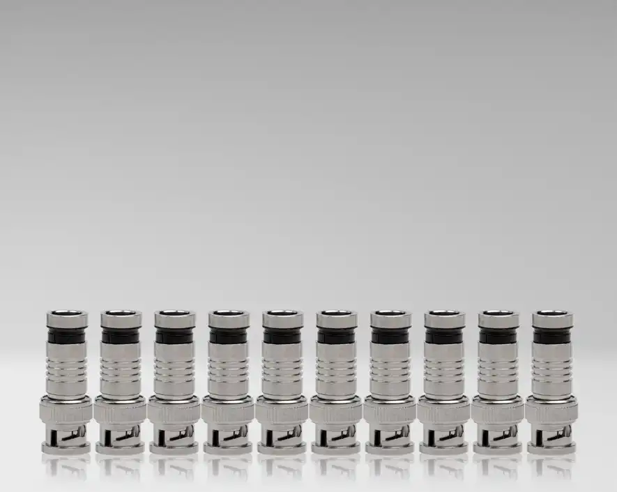 BNC Compression Connectors (Pack of 10)