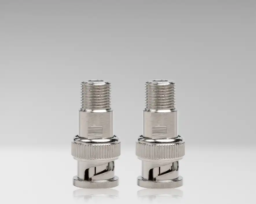 BNC-Female to Male Adapter (Pack of 2)