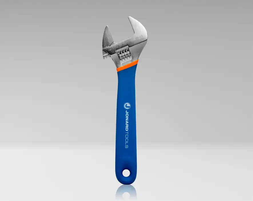 Adjustable Wrench 10" with Extra Wide Jaws