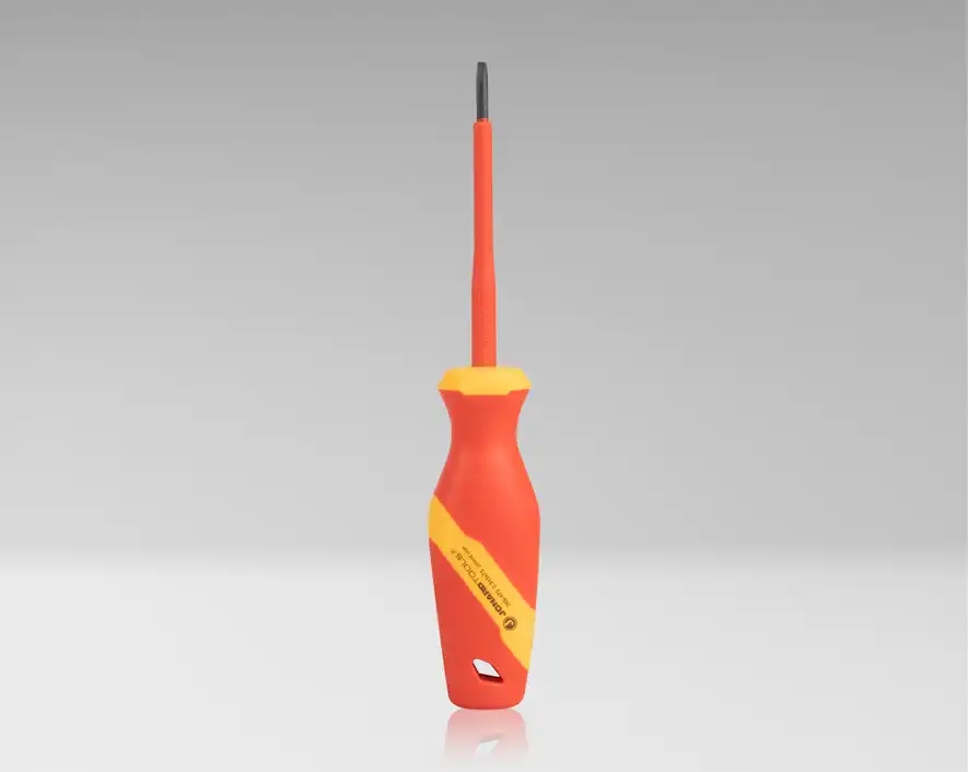 INS-475 - Cabinet Slotted Insulated Screwdriver, 1/8" x 3"