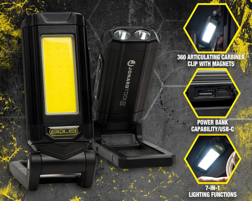 SolisΓäó Rechargeable 360┬░ Pivoting Worklight