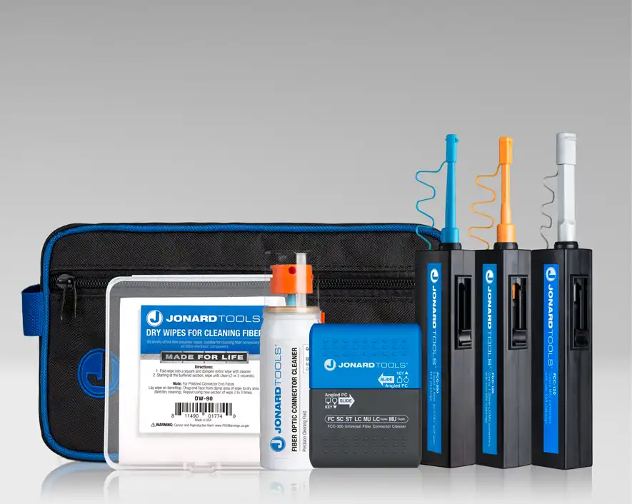 Fiber Optic Cleaning Kit+