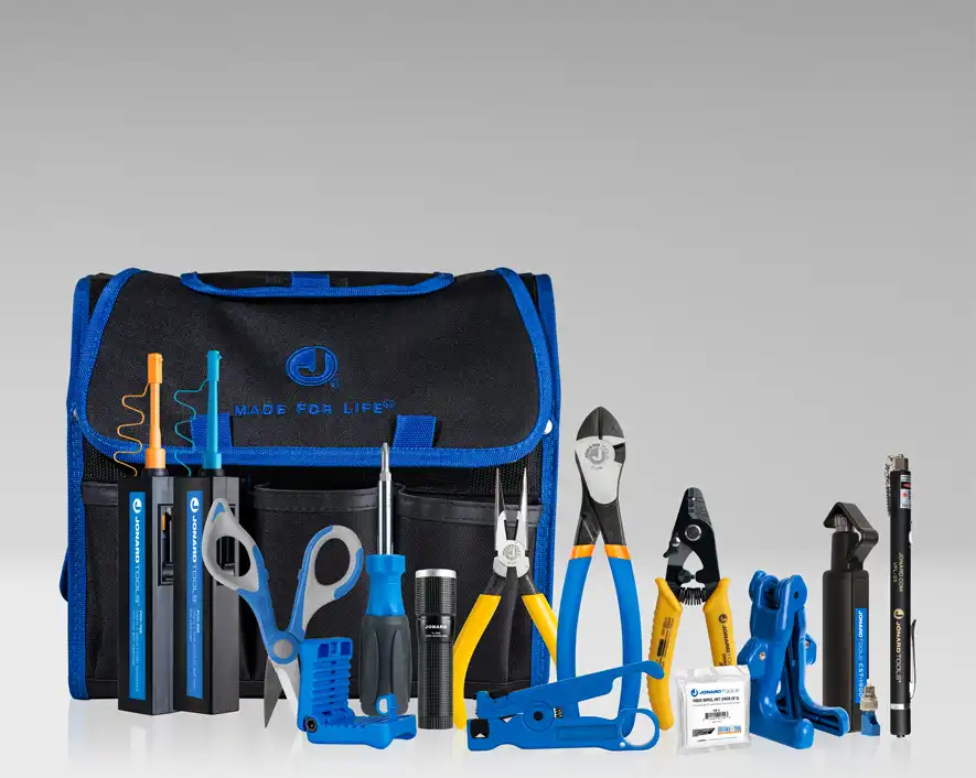 Fiber Prep Kit with Connector Cleaners, Visual Fault Locator